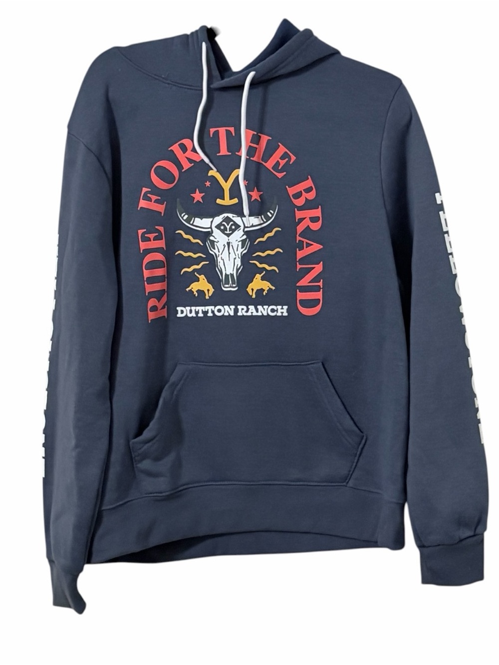 Yellowstone Ride For The Brand Dutton Ranch Hoodie Sweatshirt Western - Picture 4 of 7